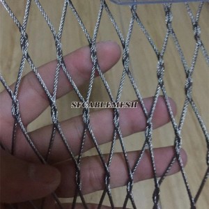 Hand Woven Stainless Steel Wire Rope Mesh