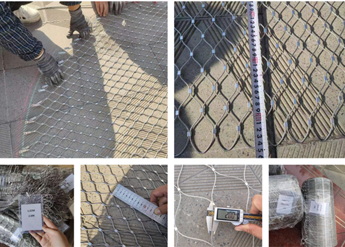 stainless steel cable mesh inspection
